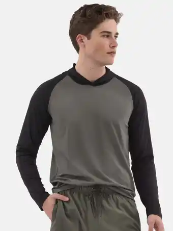 Walmart No Boundaries Men's & Big Men's Hooded Sun Shirt with UPF50+, Sizes S-3XL offer