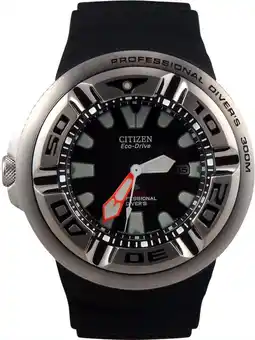 Walmart Citizen #BJ8050-08E Men's Eco Drive Black Rubber Strap Professional Diver Watch offer