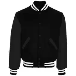 Walmart Holloway Sportswear 2XL Varsity Jacket Black/Black/White 224183 offer