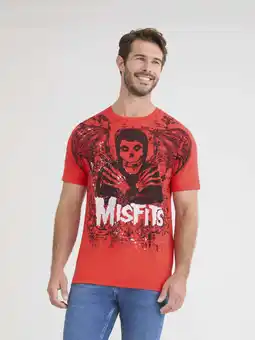 Walmart Misfits Men's Wings Graphic Tee with Short Sleeves, Sizes S-3XL offer