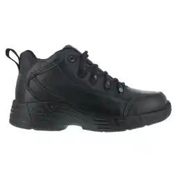 Walmart Reebok Mens Black Leather Work Shoes WP Sport Hiker Oxfords 11.5 M offer