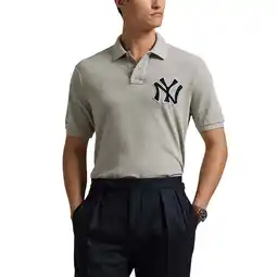 Walmart Men's Polo Ralph Lauren Heather Gray New York Yankees Polo offer