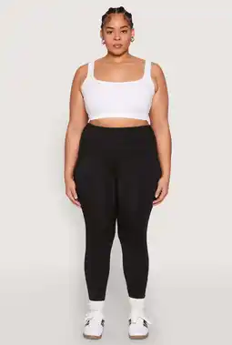 Walmart Womens Plus Size Cell Phone Pocket Leggings offer