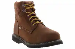 Walmart IRON AGE Men's 6 Groundbreaker Steel Toe Internal Metatarsal Guard Work Boot Brown - IA5014 offer