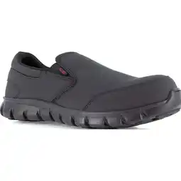 Walmart Reebok Sublite Cushion Work Men's Composite Toe Conductive Slip-On Work Shoe offer