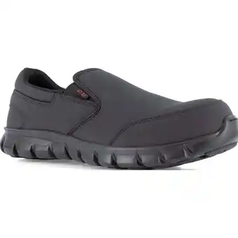 Walmart Reebok Sublite Cushion Work Men's Composite Toe Conductive Slip-On Work Shoe offer
