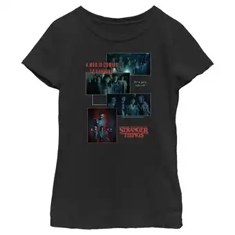 Walmart Girl's Stranger Things Scenes Collage War Is Coming To Hawkins Graphic T-Shirt offer