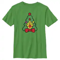 Walmart Boy's Guardians of the Galaxy Holiday Special Shield Christmas Tree Graphic Tee Kelly Green X Small offer
