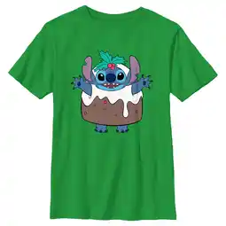 Walmart Boy's Lilo & Stitch Alien Cake Graphic Tee Kelly Green Medium offer