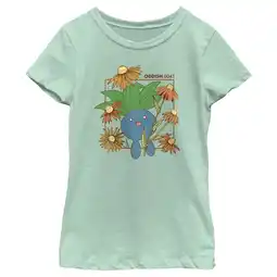 Walmart Girl's Pokemon Sunflower Oddish Graphic Tee Mint X Large offer