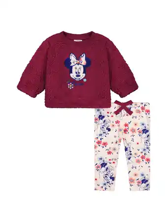 Walmart Disney Minnie Mouse Baby Girl Sherpa Legging Set, Sizes 0-9M offer