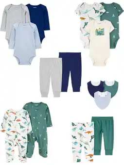 Walmart Carter's Child of Mine Baby Boy Outfit Set, 15-Piece, Sizes Preemie-6/9 Months offer