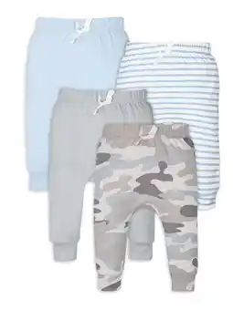 Walmart Modern Moments by Gerber Baby Boy Jogger Pants, 4-Pack (Newborn-24 Months) offer