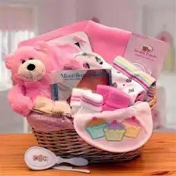 Walmart Gift Basket Drop Shipping 890573-P Simply The Baby Basics New Baby Gift Basket -Pink offer