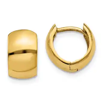 Walmart 14k Yellow Gold Round Huggie Hinged Hoop Earrings Ear Hoops Set Fine Jewelry For Women Gifts For Her offer