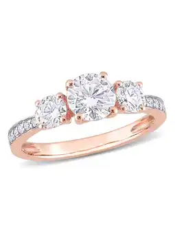 Walmart Everly Women's Moissanite 10K Rose Gold Engagement Ring offer