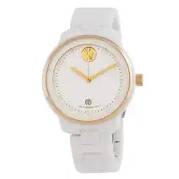 Walmart Movado BOLD Verso Quartz White Dial Unisex Watch 3600934 offer