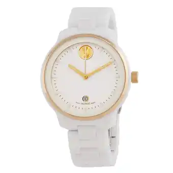 Walmart Movado BOLD Verso Quartz White Dial Unisex Watch 3600934 offer