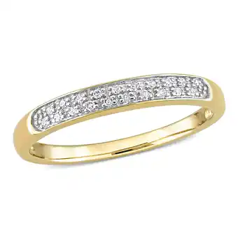 Walmart Everly Women's Diamond 10k Yellow Gold Ring offer
