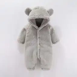 Walmart Baby Bear Snowsuit Hooded Romper Outfits Cute Winter Clothes Christmas Gift for Baby Boys 3-6 Months offer