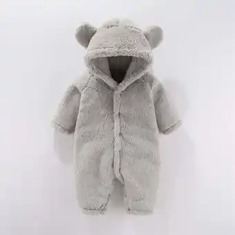 Walmart Baby Bear Snowsuit Hooded Romper Outfits Cute Winter Clothes Christmas Gift for Baby Boys 3-6 Months offer