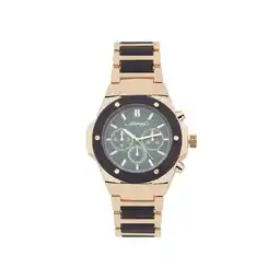 Walmart Ed Hardy Men's Brushed Gold Metal Strap Watch 52mm offer