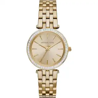 Walmart Michael Kors Women's Mini Darci Gold-Tone Stainless Steel Watch MK3365 offer