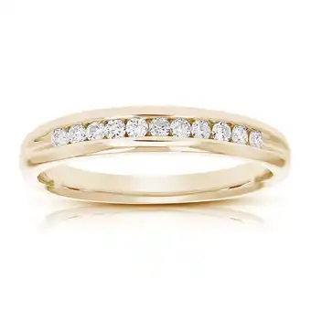 Walmart Vir Jewels 1/4 CTTW Diamond Wedding Ring for Women 14K Yellow Gold Bridal Band Comfort Fit offer
