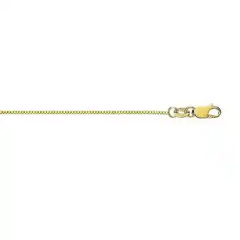 Walmart JEWELSTOP DESIGNER JEWELRY FOR LESS Classic Box Yellow Gold, 18k Solid Gold Chain Necklace, 20 offer
