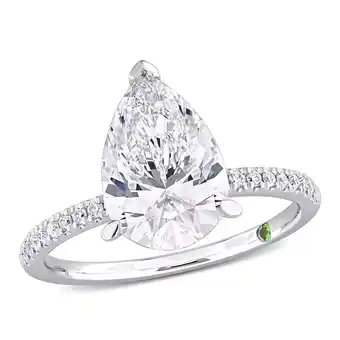 Walmart Created Forever Women's 3 1/6 CT Lab Created Diamond 14K White Gold Bridal Ring (G-H, VS1-VS2) offer