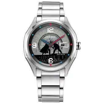 Walmart Citizen Men's Eco-Drive Star Wars Luke and Darth Vader Duel Bracelet Watch AW1140-51W offer
