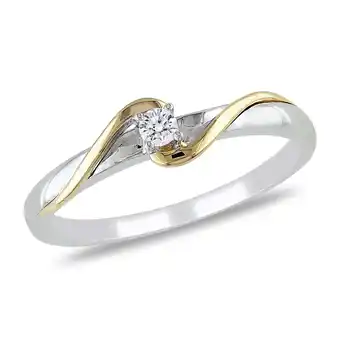 Walmart Everly Women's Diamond 10K Yellow Gold Engagement Ring offer