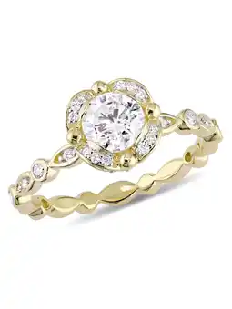 Walmart Everly Women's Diamond 14K Yellow Gold Engagement Ring offer