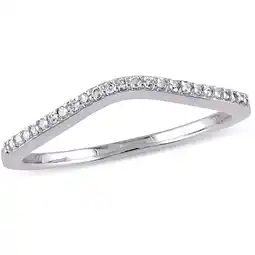 Walmart Everly Women's Diamond 10k White Gold Wedding Ring offer