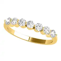 Walmart AoneJewelry 1/4 Carat Diamond All-Day Comfort Wedding Band In 10K Solid Yellow Gold offer