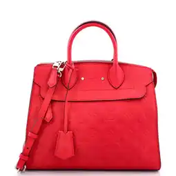 Walmart Pre-Owned Pont Neuf Handbag Monogram Empreinte Leather MM By Rebag offer