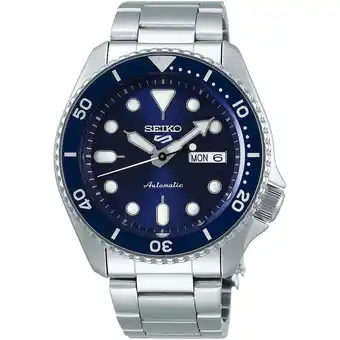 Walmart Seiko SRPD51K1 Men's 5 Sports Blue Dial Silver SS Bracelet Watch offer