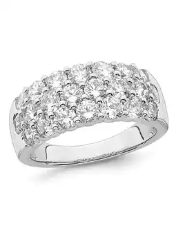Walmart 2.50 Carat (Ctw SI1-SI2, G-H-I) Lab-Grown Diamond Ring in 14K White Gold offer