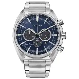 Walmart Citizen Men's Eco-Drive Chronograph Stainless Steel Bracelet Watch - CA4288-86L offer