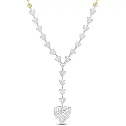 Walmart Everly Women's Diamond 14k White Gold Necklace offer