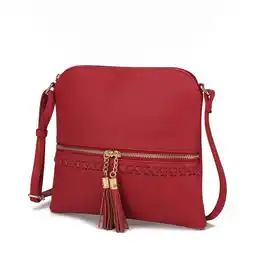 Walmart MKF Collection Corina Marbleized Vegan Leather Women’s Crossbody Purse by Mia K.-Black offer