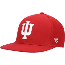 Walmart Men's Top of the World Crimson Indiana Hoosiers Team Color Fitted Hat offer