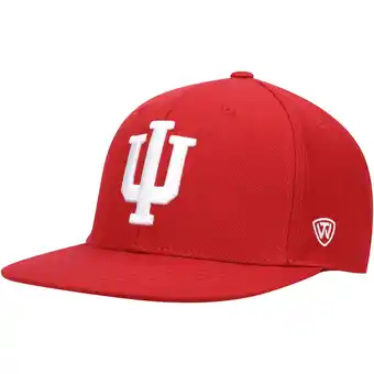 Walmart Men's Top of the World Crimson Indiana Hoosiers Team Color Fitted Hat offer