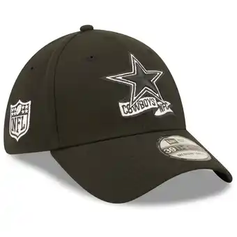 Walmart Men's New Era Black Dallas Cowboys BLK 2022 Sideline 39THIRTY Flex Hat offer
