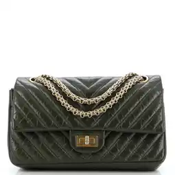 Walmart Pre-Owned Reissue 2.55 Flap Bag Chevron Aged Calfskin 225 by Rebag offer
