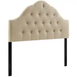 Walmart Sovereign Queen Fabric Headboard MOD-5162-GRY offer