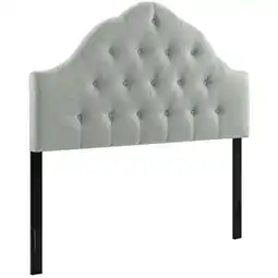 Walmart Sovereign Queen Fabric Headboard MOD-5162-GRY offer