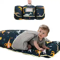 Walmart Primlect Nap Mat, 55 x 22 x 2, Thickened Sleeping Bags with Removable Pillow, for Daycare offer