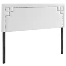 Walmart White Josie Queen Vinyl Headboard offer