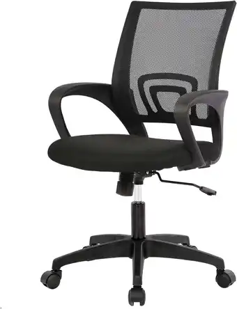 Walmart BestOffice Ergonomic Office Chair, Lumbar Support, Adjustable Height with Armrests for Adults(Black) offer